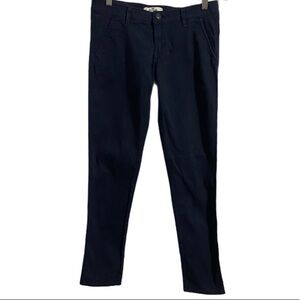 Hollister skinny chino pants navy blue jeans 3
